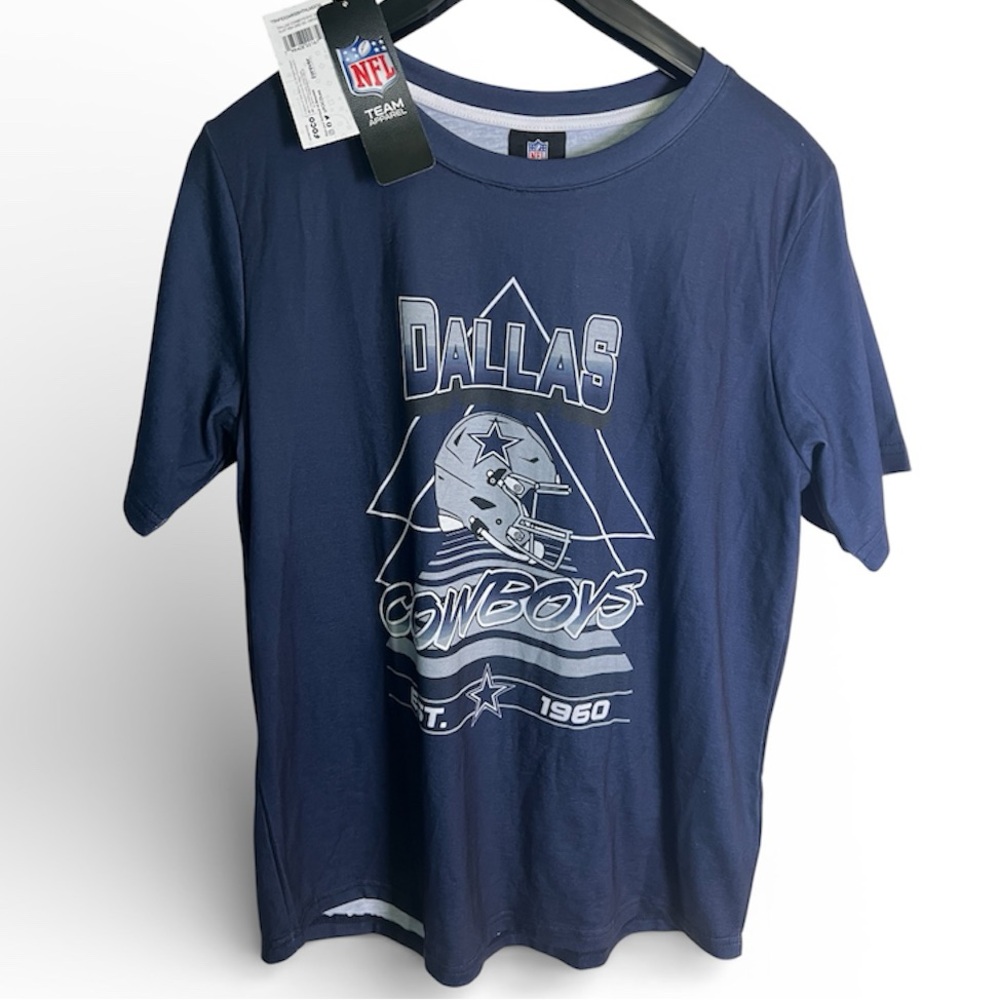 NFL Blue Dallas Cowboys Men's T-Shirt Collectors Item Size Medium